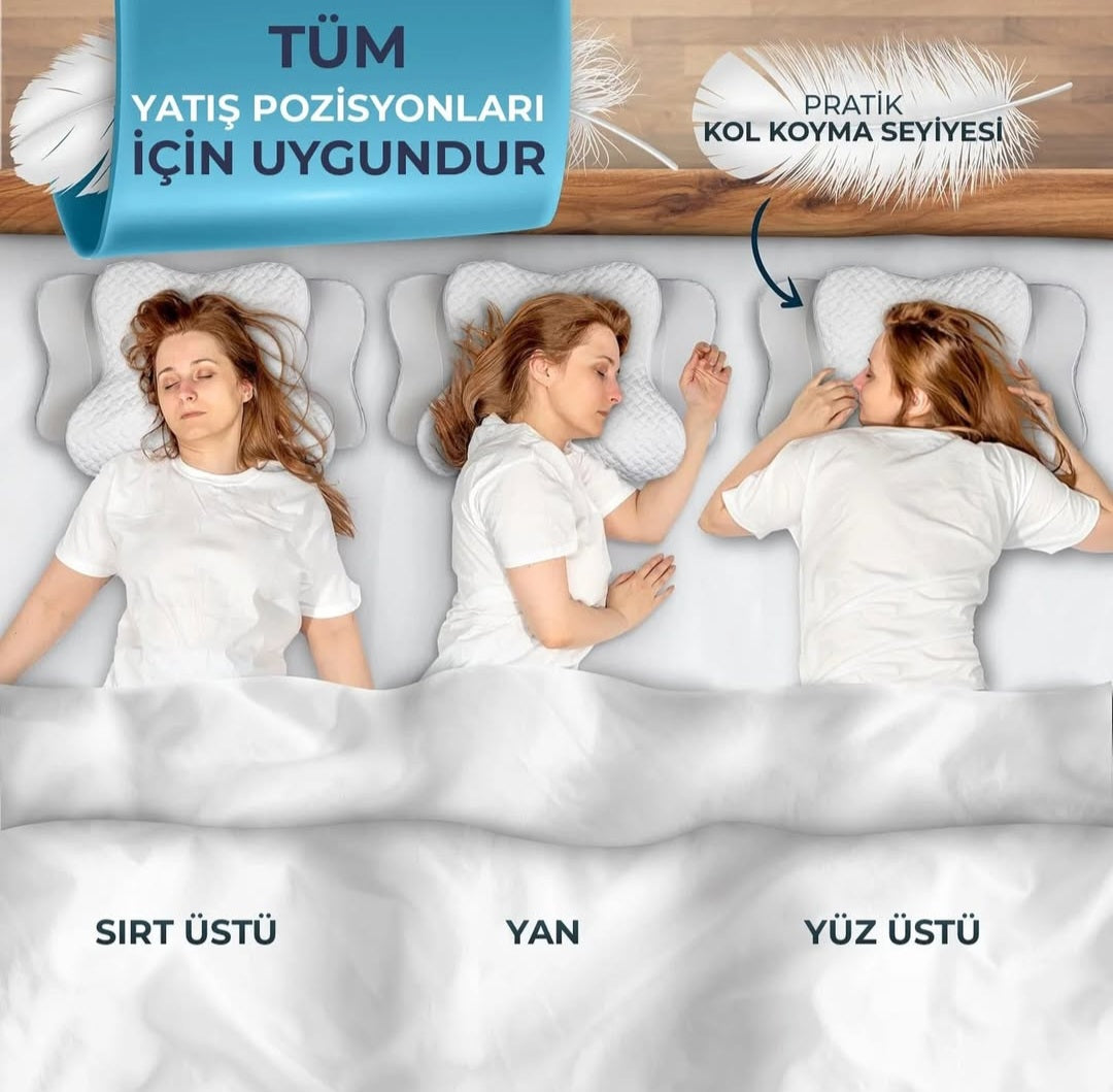 RelaxRise Ergonomik Boyun Destek Yastığı